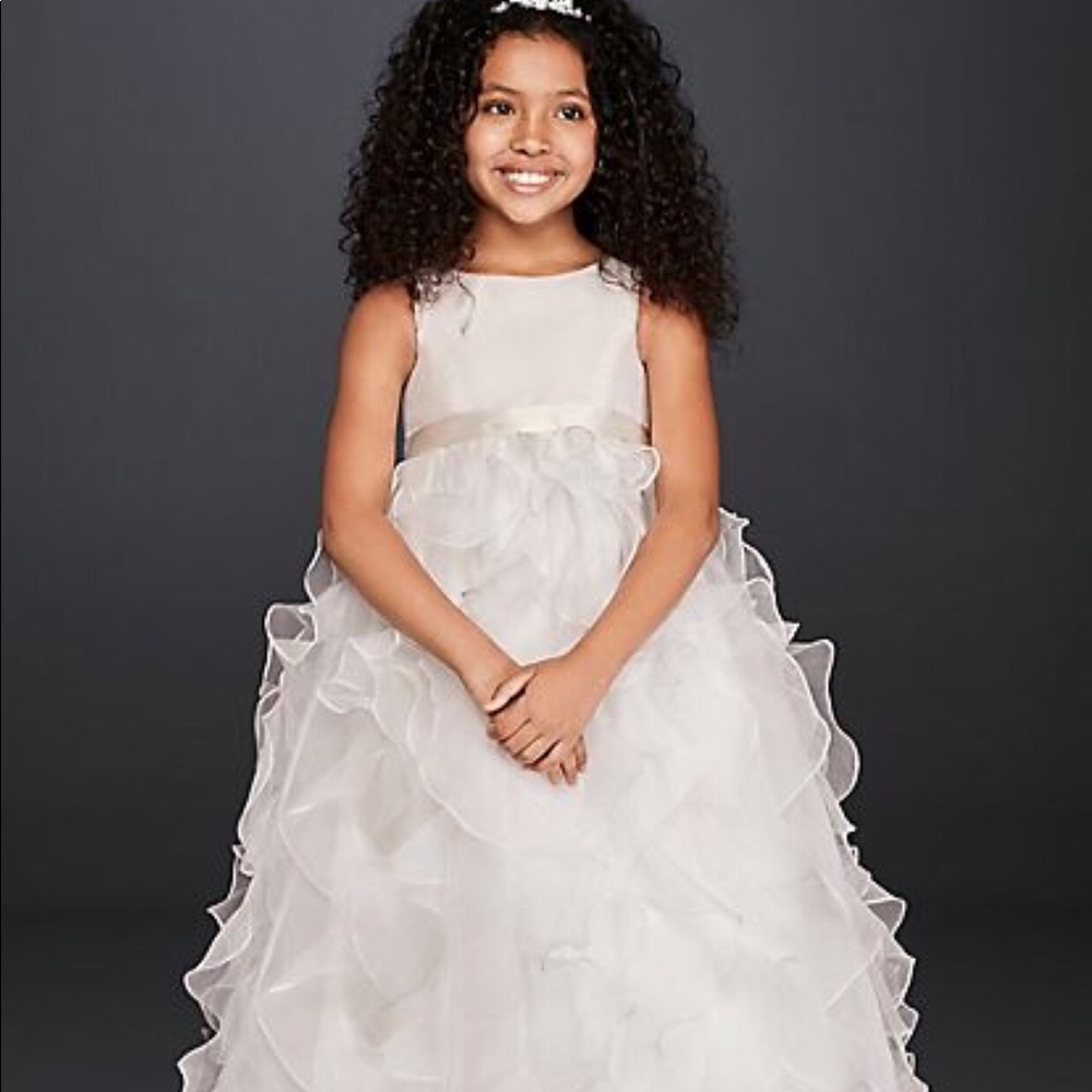 David’s bridal flower girl dress size 4